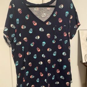 Torrid skull pocket tee